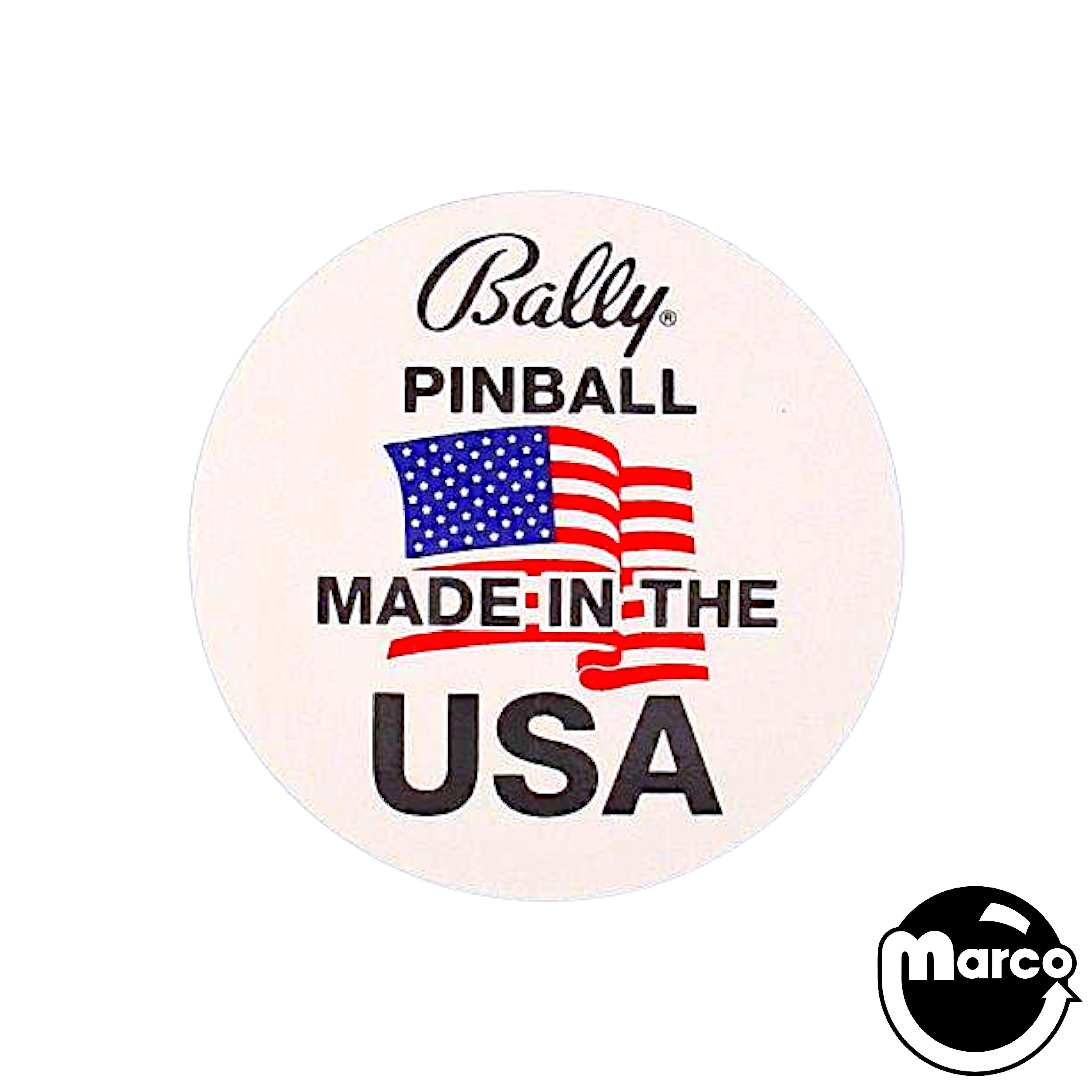 TWILIGHT ZONE (Bally) Made in USA Decal