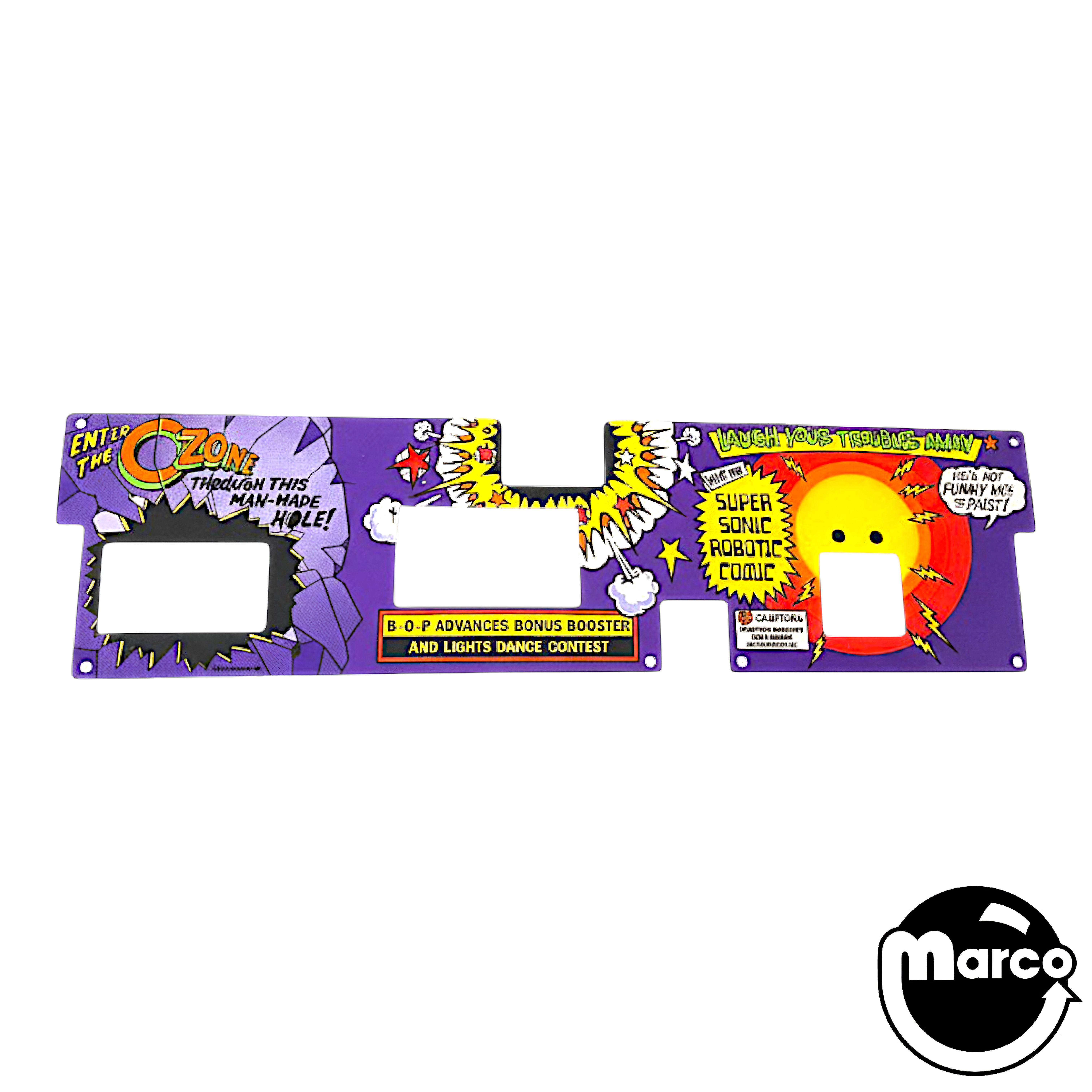 Party Zone (Bally) Backboard Panel Plastic
