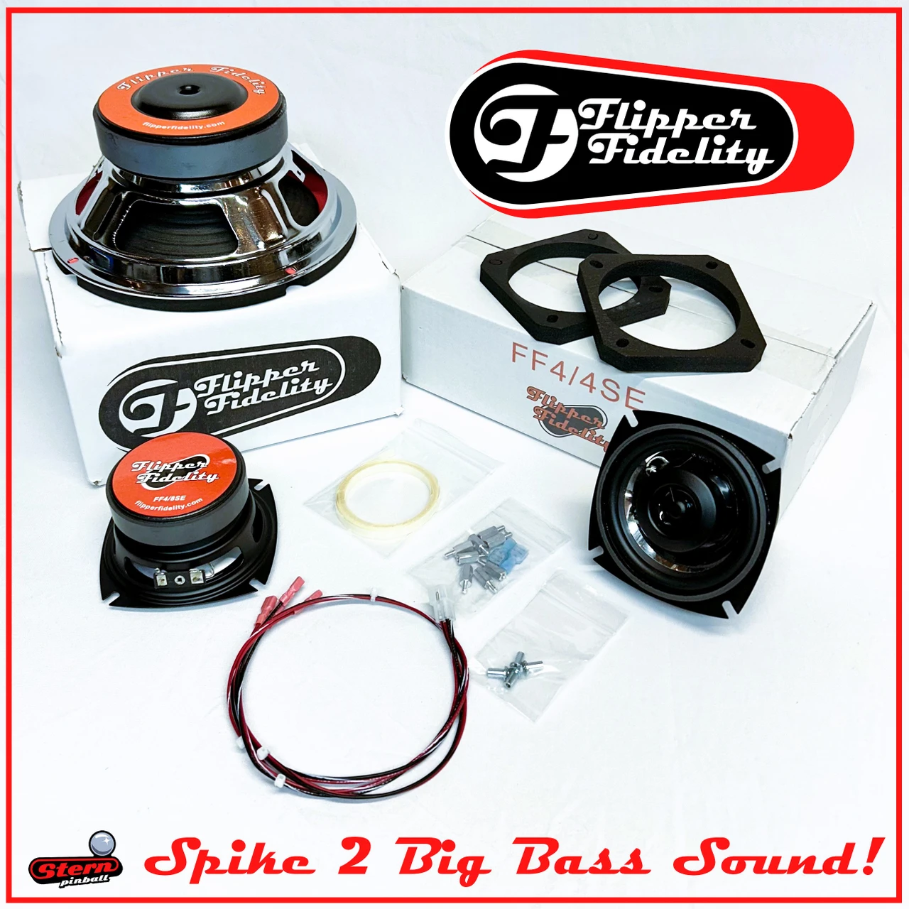 Flipper Fidelity - Stern SPIKE 2 PRO/PREM Speaker Upgrade Kit