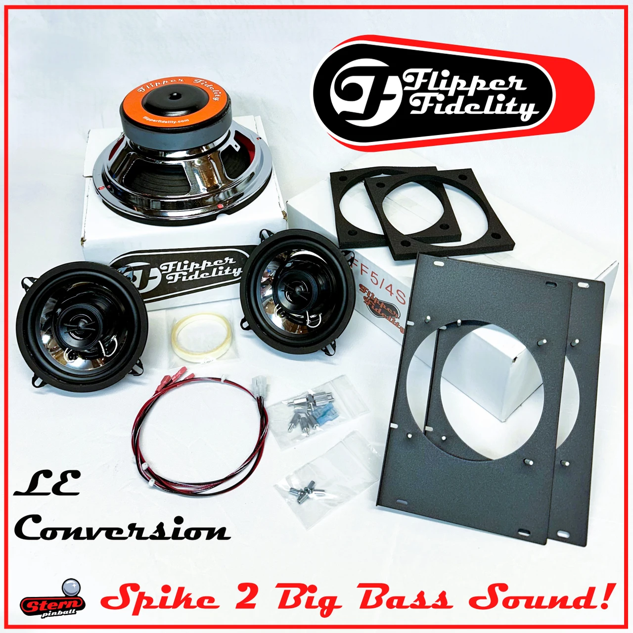 Flipper Fidelity - Stern SPIKE 2 LE Speaker Upgrade Kit