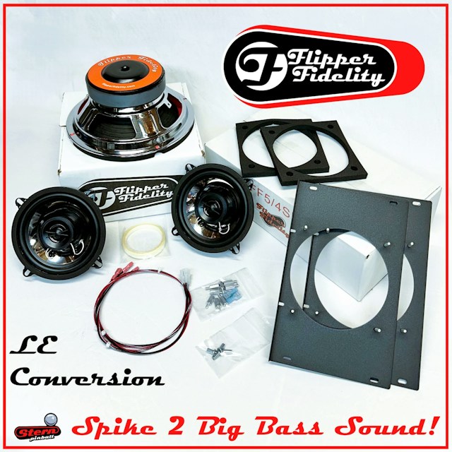 Flipper Fidelity - Stern SPIKE 2 LE Speaker Upgrade Kit