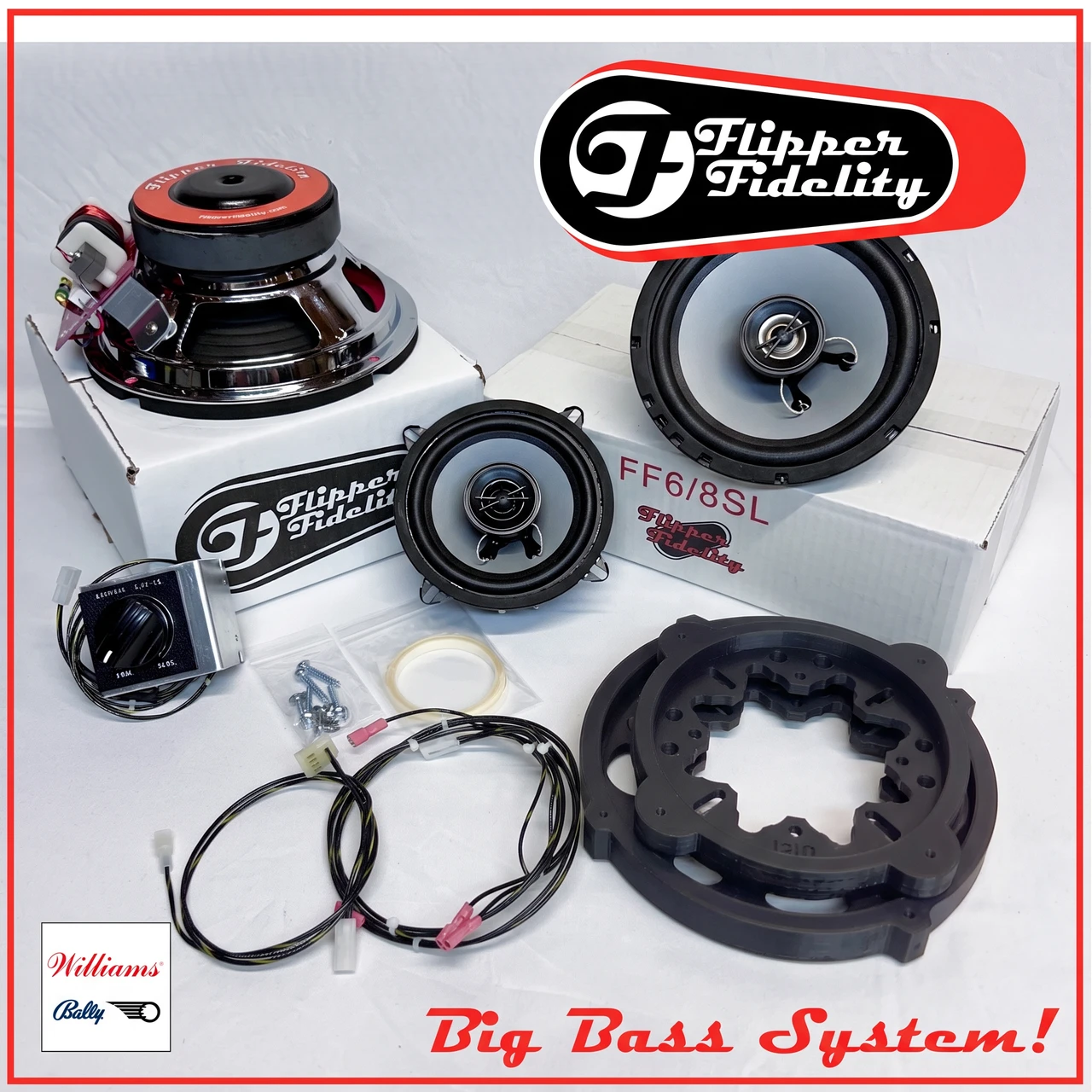Flipper Fidelity Williams/Bally 11B/C Speaker Upgrade Kit