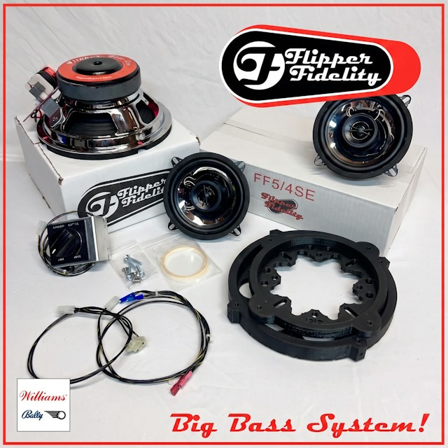Flipper Fidelity - Williams/Bally WPC93/DCS Speaker Kit