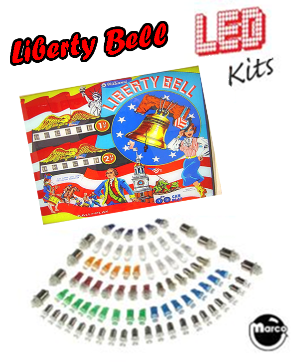 LIBERTY BELL (Williams) LED Kit