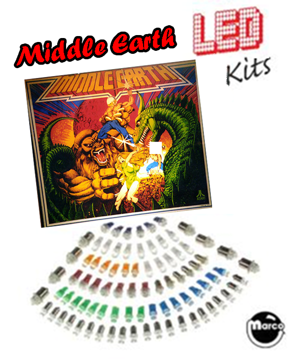 MIDDLE EARTH (Atari) LED Kit