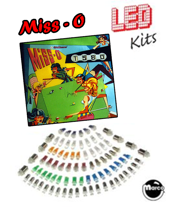 CUE-T / MISS-O (Williams) LED Kit