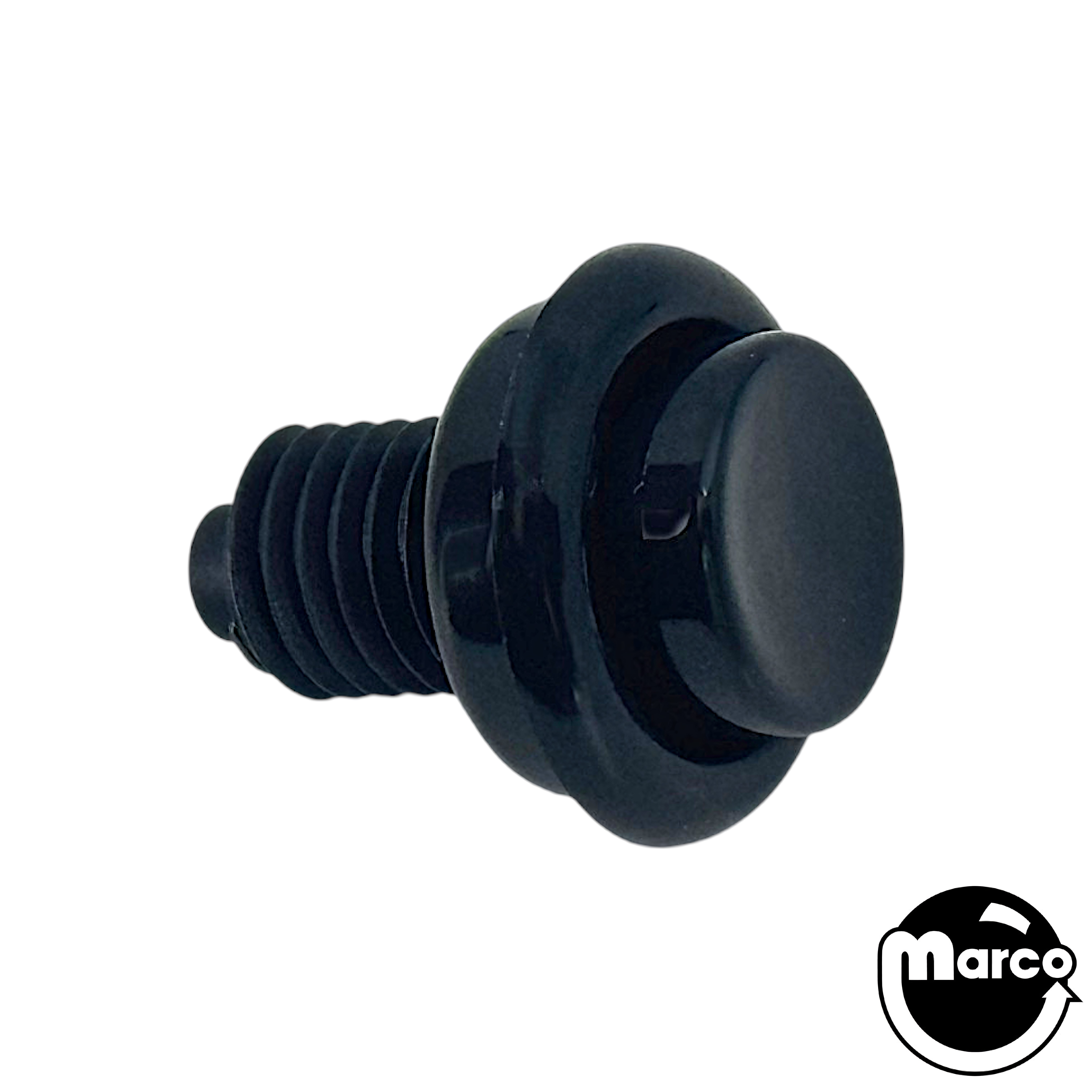 Flipper Pushbutton Upgraded - 1-1/8" BLACK