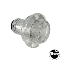 Flipper Pushbutton Upgraded - 1-1/8" CLEAR