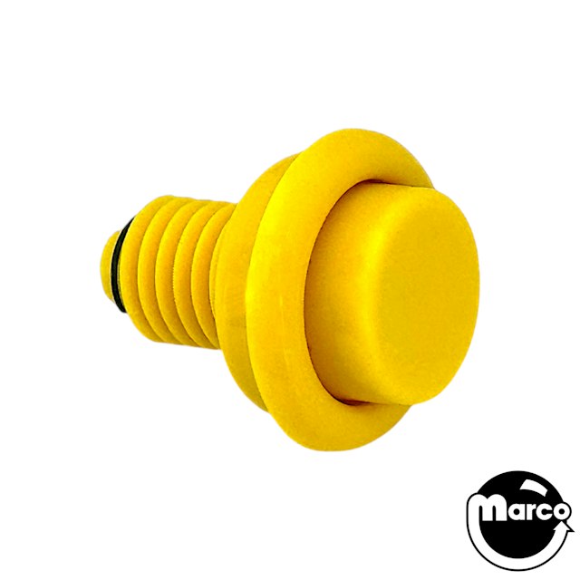Flipper Pushbutton Upgraded - 1-1/8" YELLOW