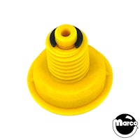 Flipper Pushbutton Upgraded - 1-1/8" YELLOW
