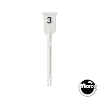 Stern SEI Black '3' Drop Target