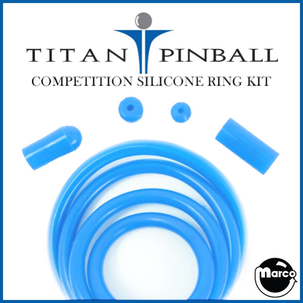 FALLOUT PREM/LE (Stern) Titan™ Silicone Ring Kit TRANSLUCENT BLUE