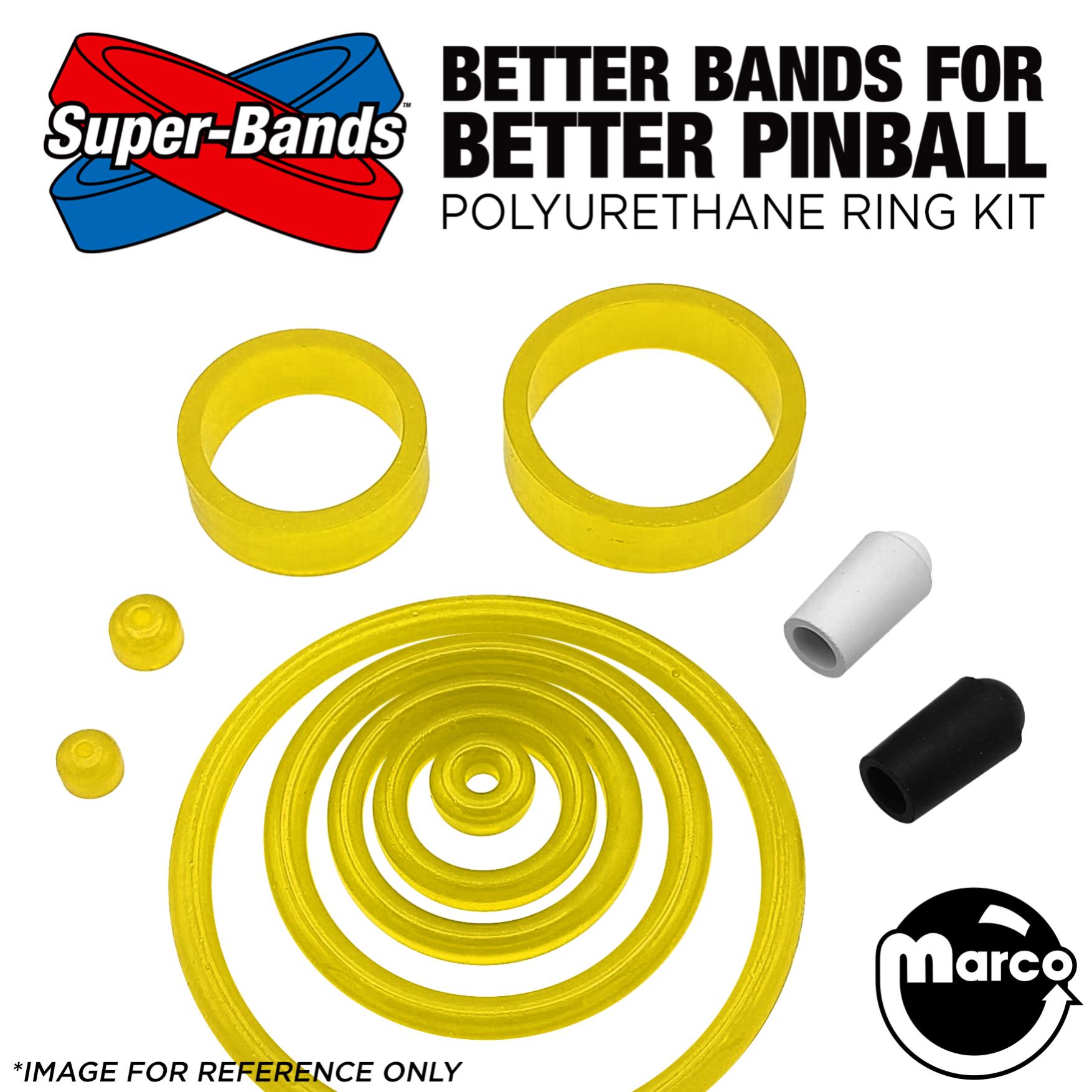 FALLOUT PRO (Stern) Super-Bands Polyurethane Ring Kit YELLOW