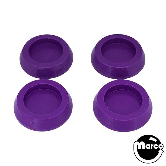 Leg Leveler Cups - polyurethane 4pc Set - PURPLE