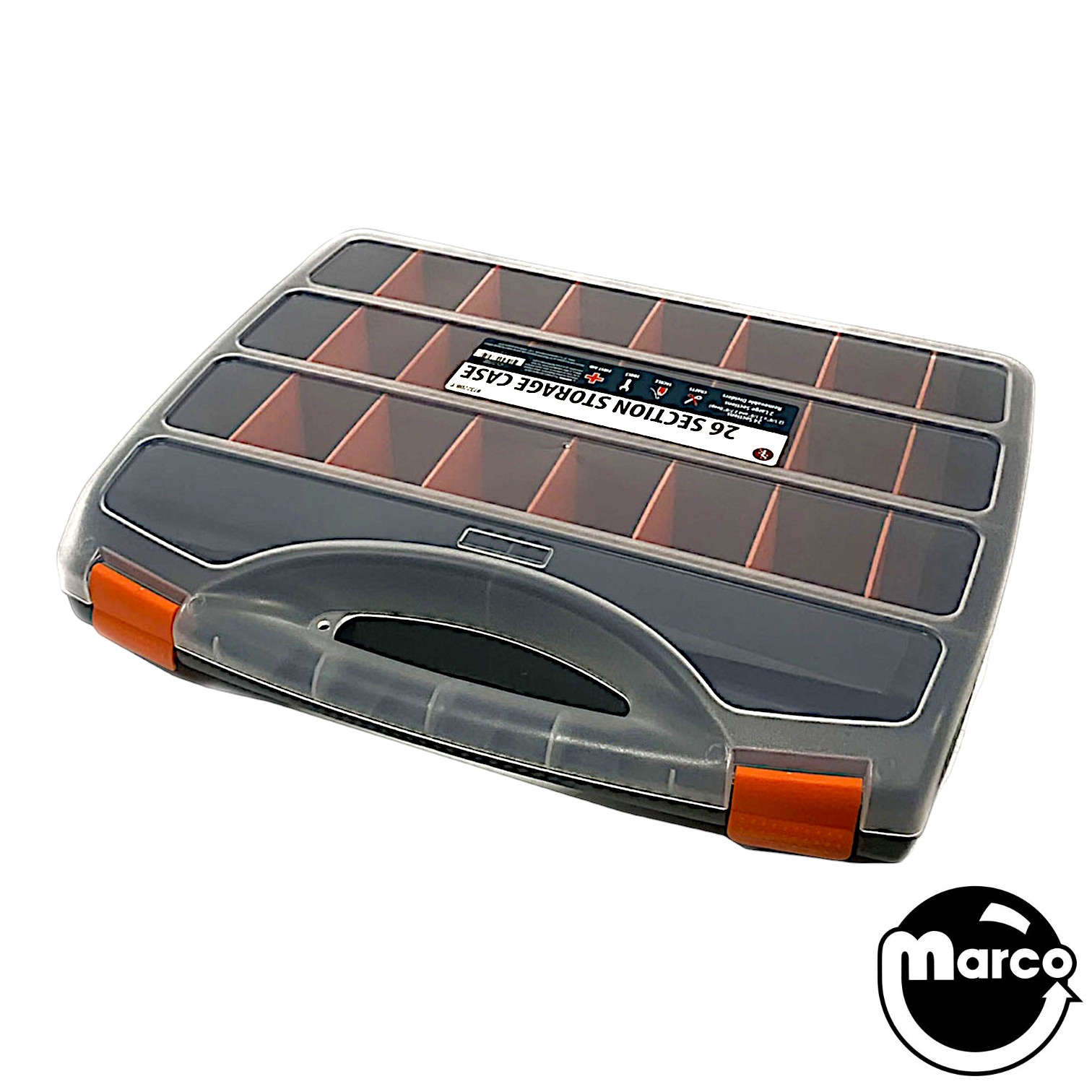 26 Section Storage Box 18 x 12 x 3 inches