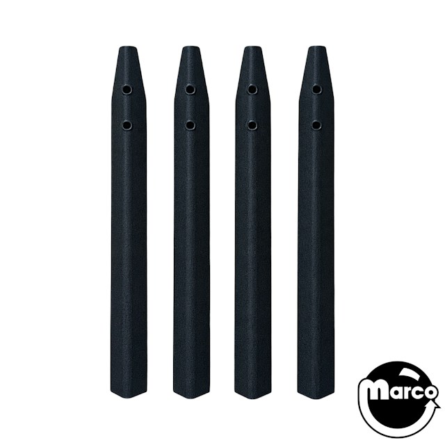 Shorties - Short BLACK Textured Pinball Legs Set 23”
