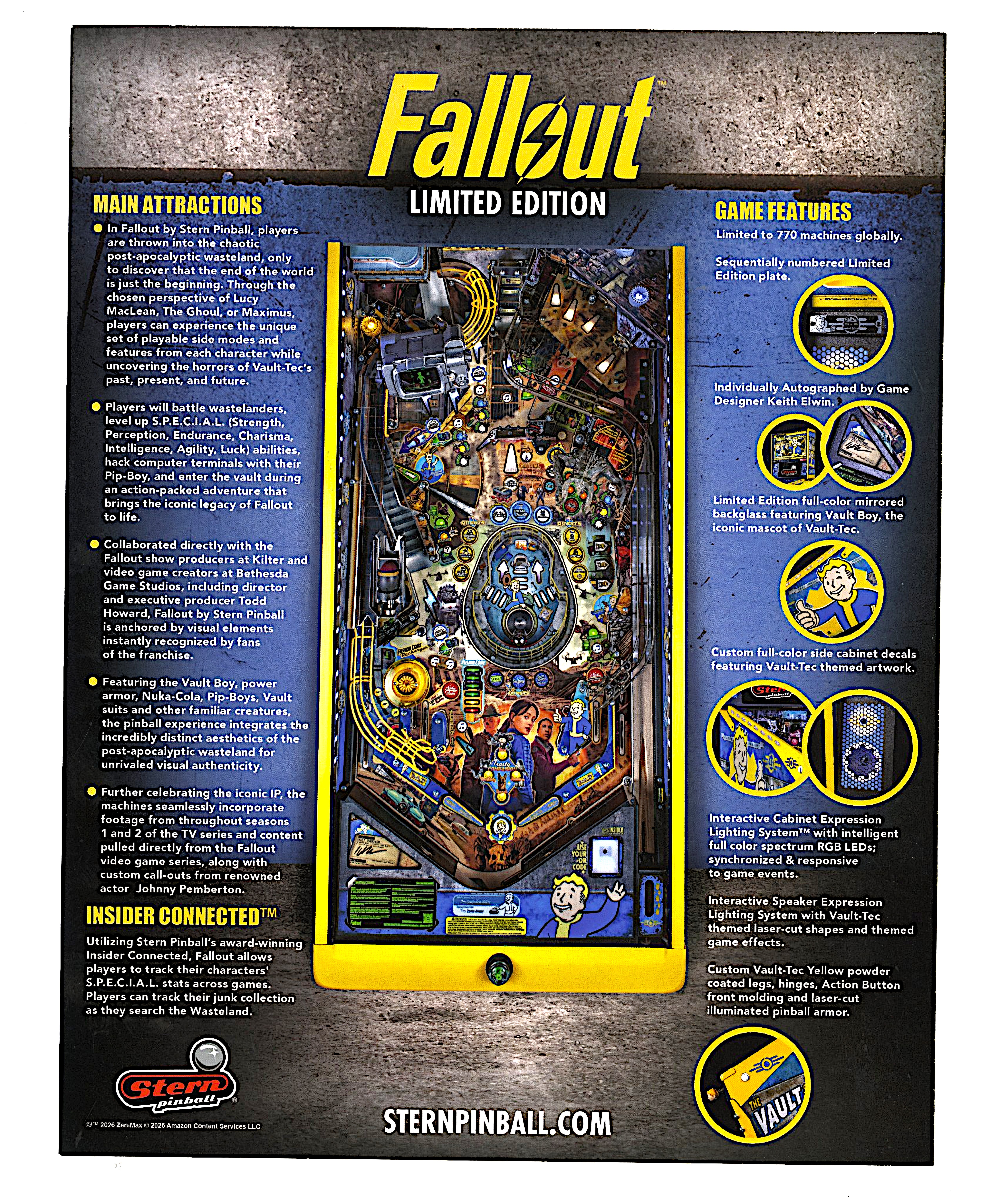 FALLOUT LE (Stern) Flyer