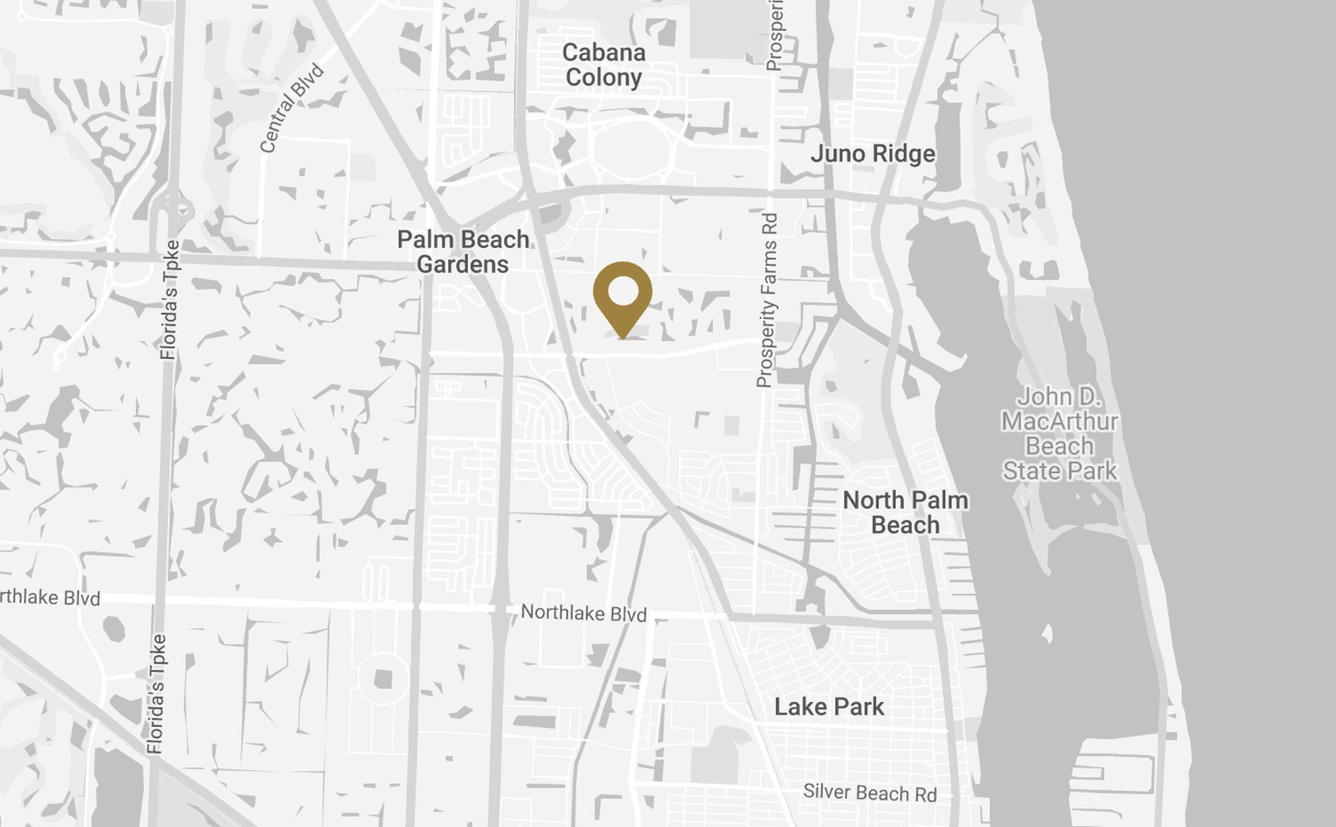 advanced relief institute palm beach gardens map