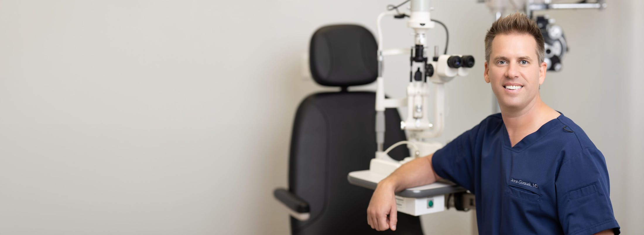 Dr. Gorscak in procedure room