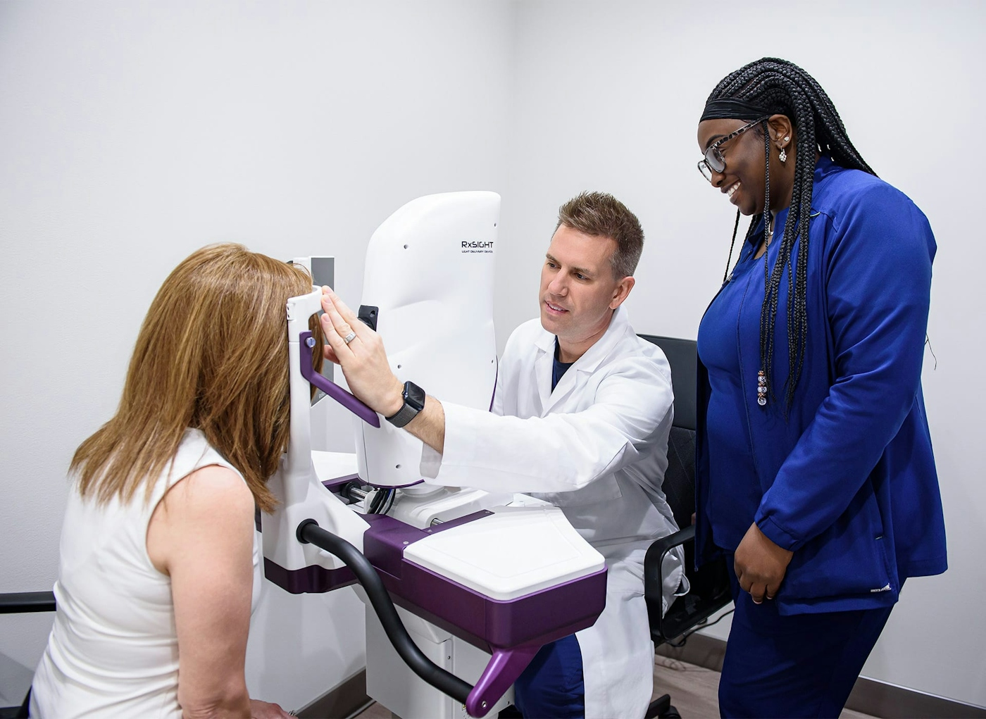 Patient at See Vision Eye