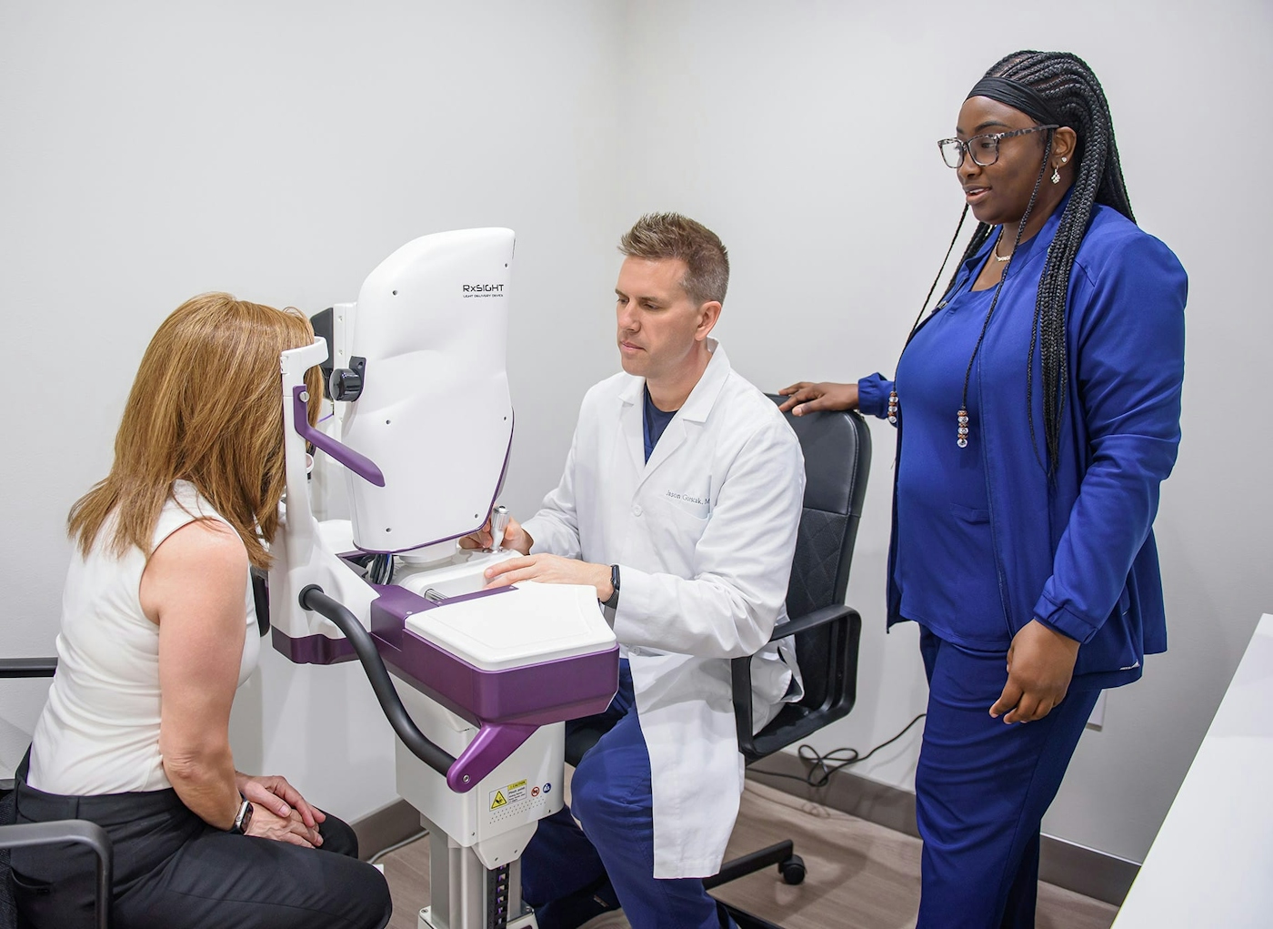 Patient at See Vision Eye