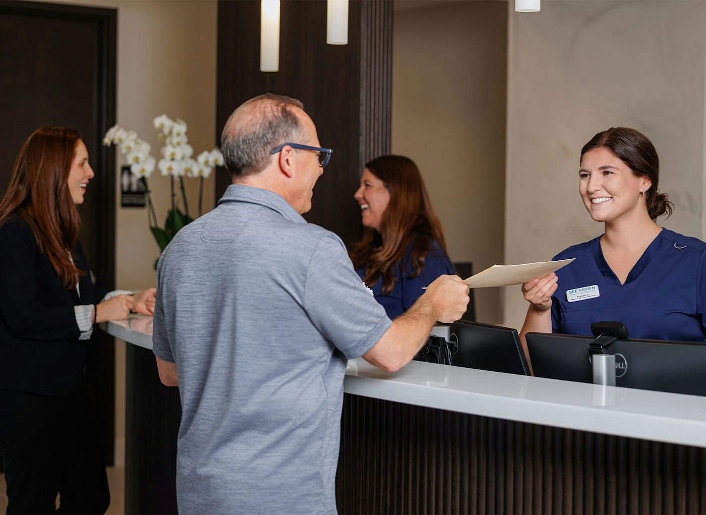 Front desk of See Vision Eye