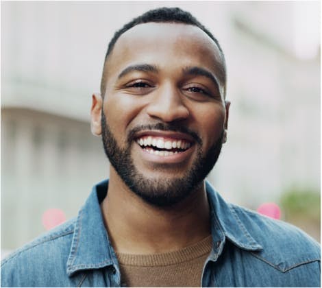 Smiling man