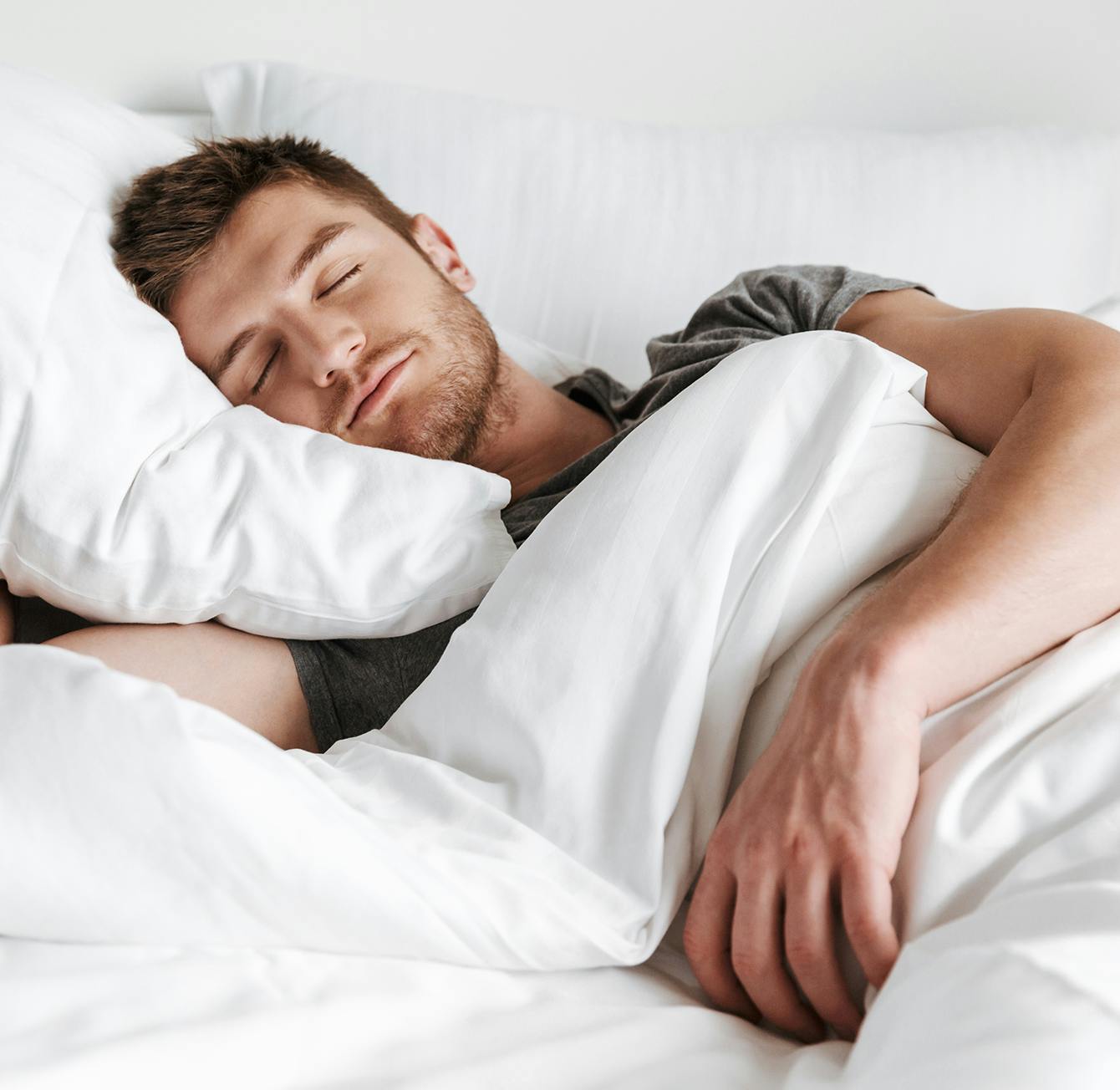 man sleeping
