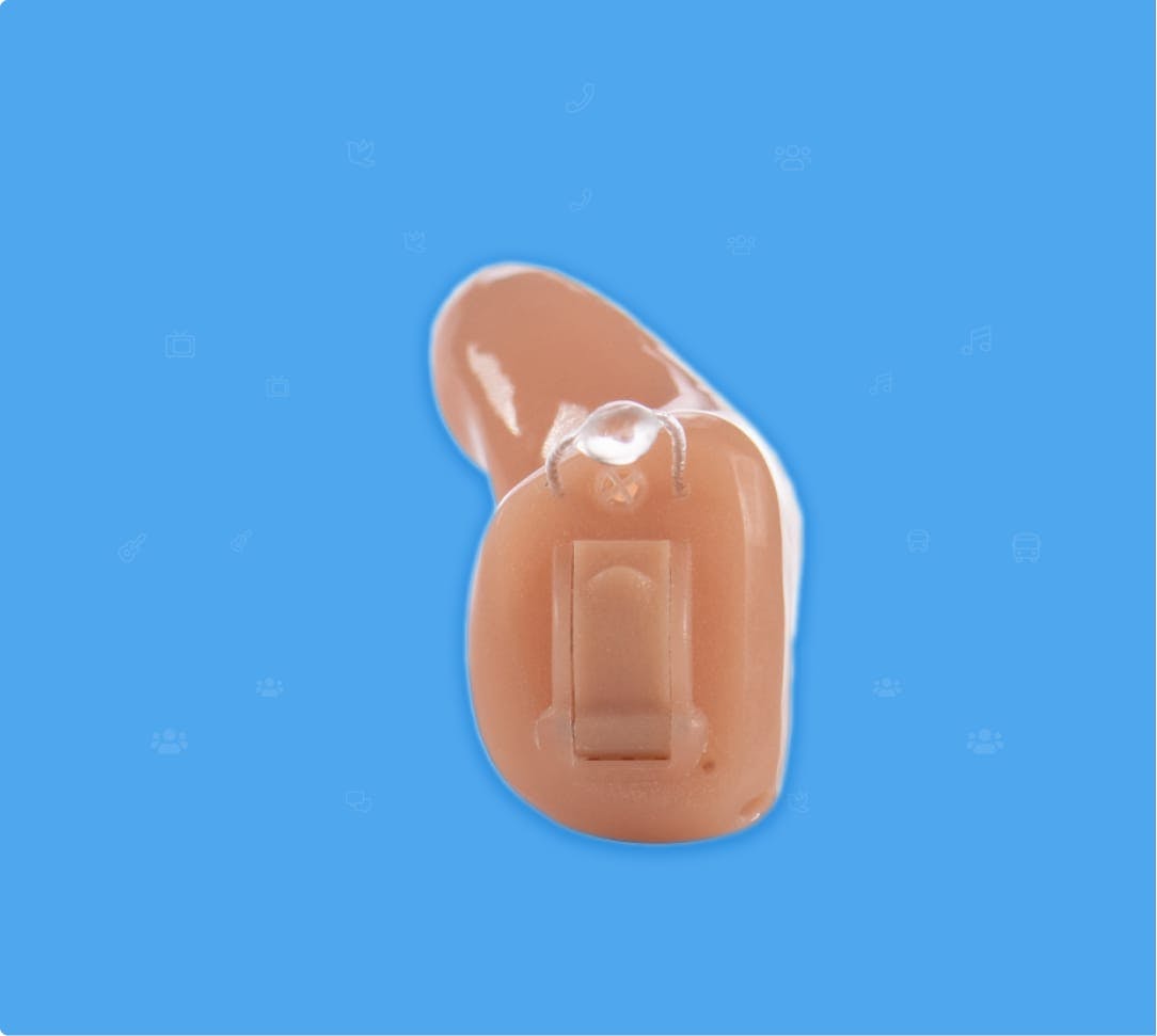 Image of a Completely in Canal hearing aid