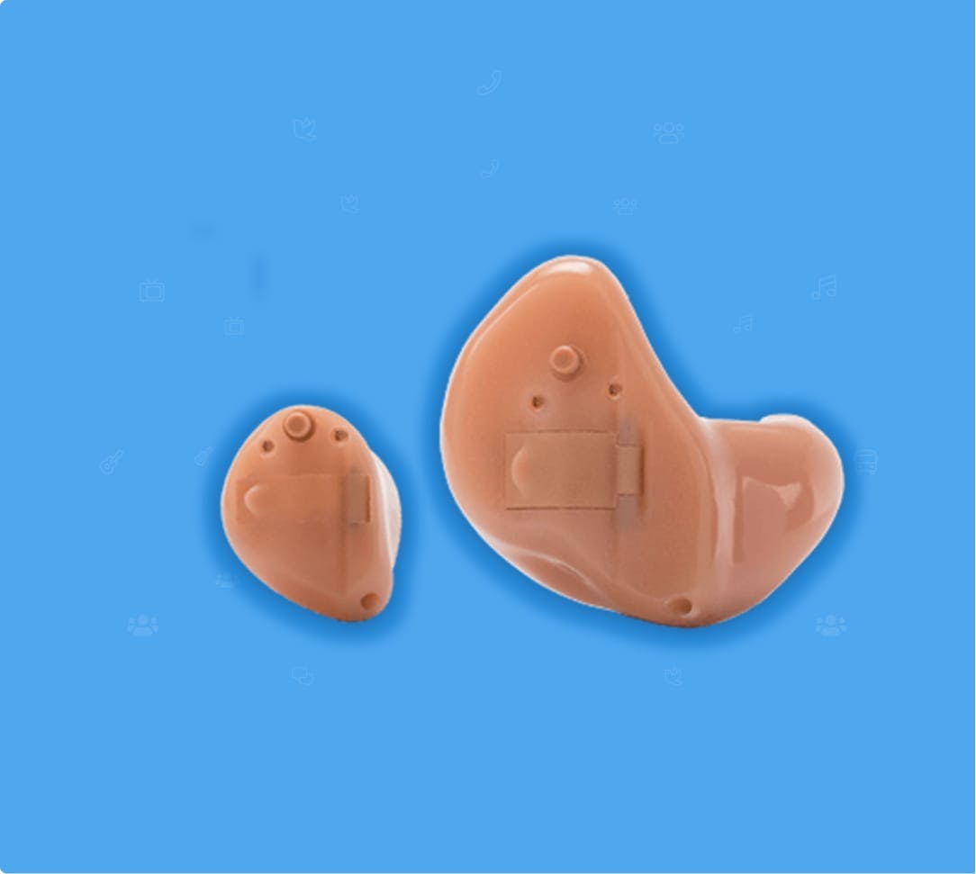 Image of an In the Ear hearing aid