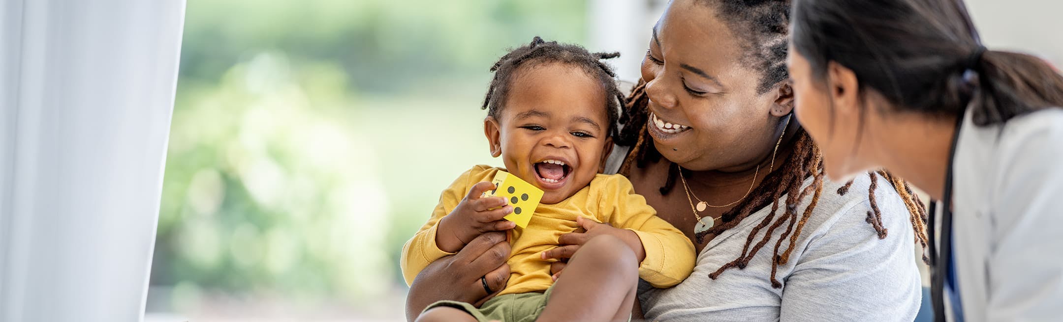 mother and child at a doctors appointment