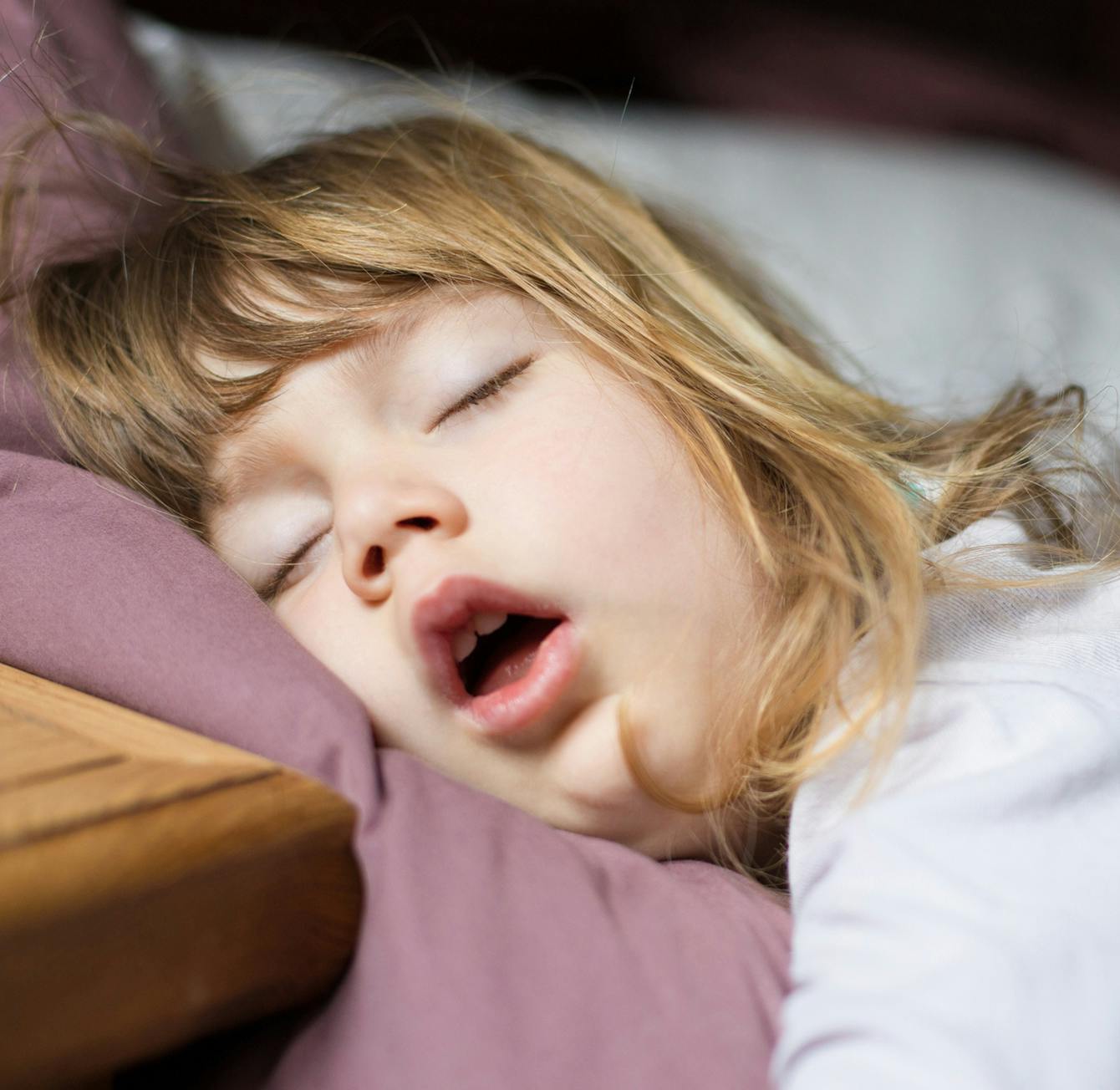 little girl sleeping