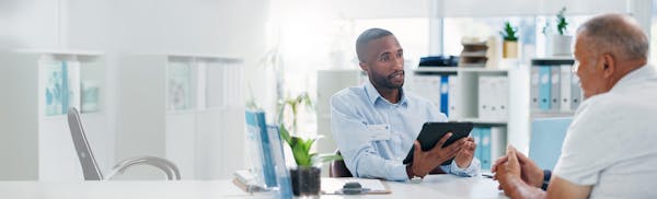 doctor meeting with a patient
