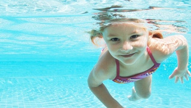 Child Swimming