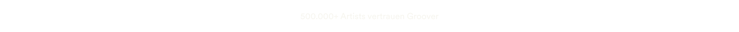 500.000+ Artists vertrauen Groover