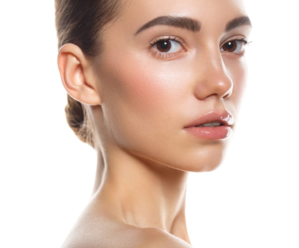 Close-up of woman's face