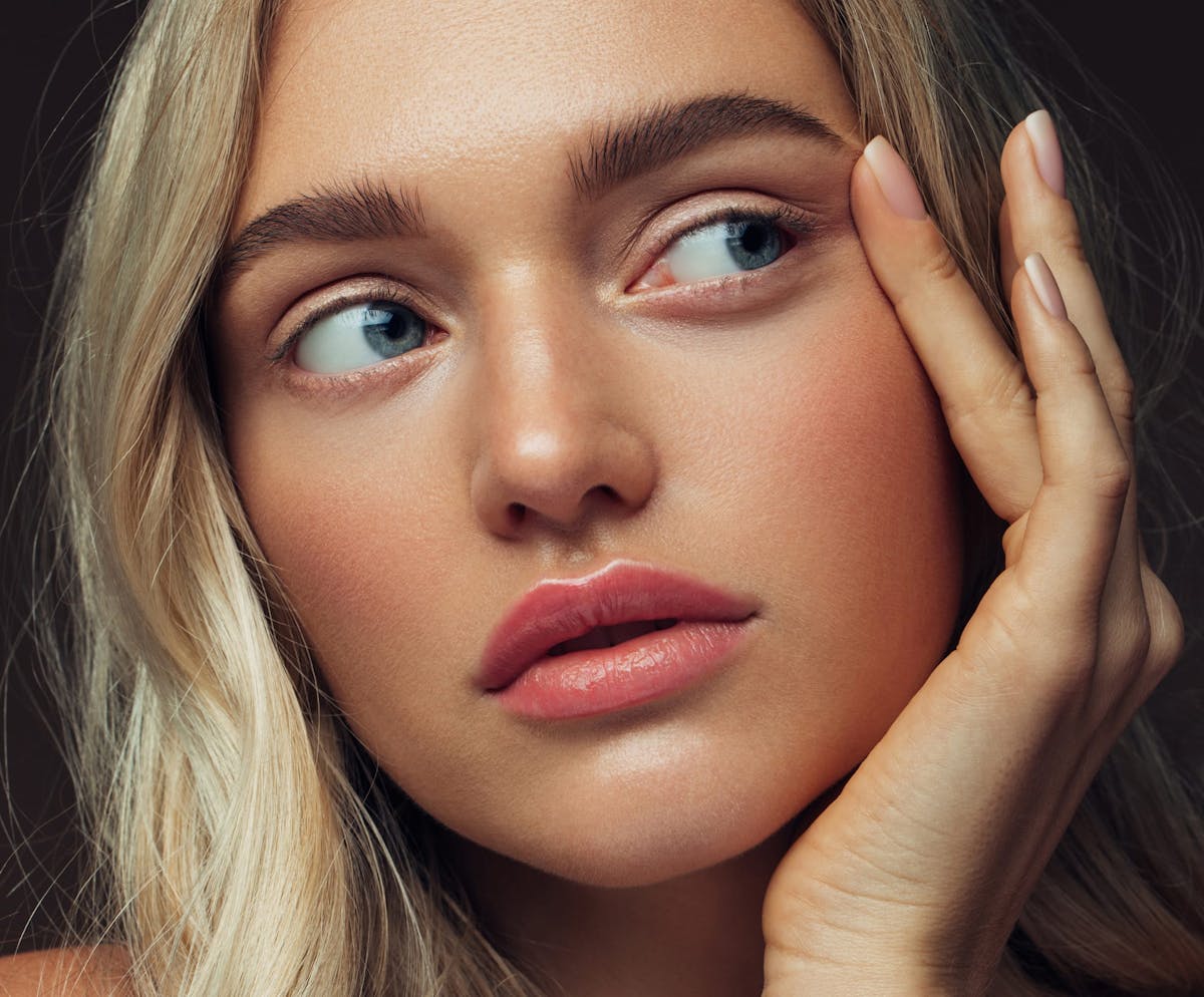 Woman looking off the the side