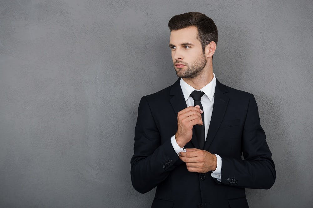 Man in suit and tie