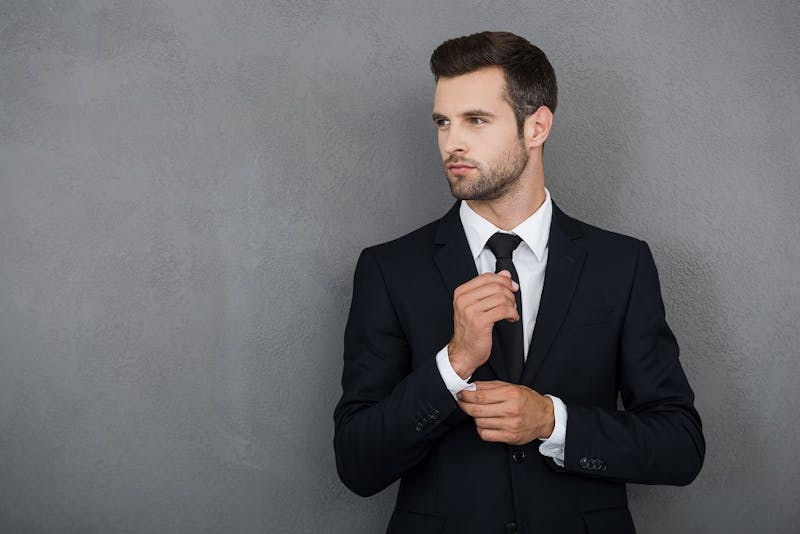 Man in suit and tie