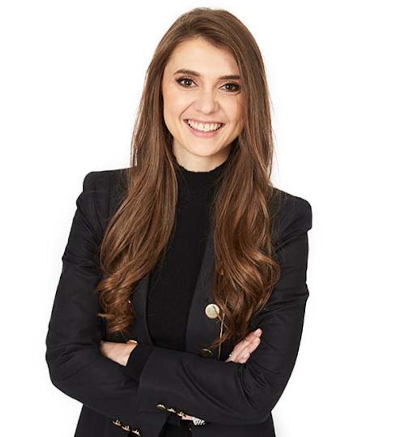 Woman crossing her arms