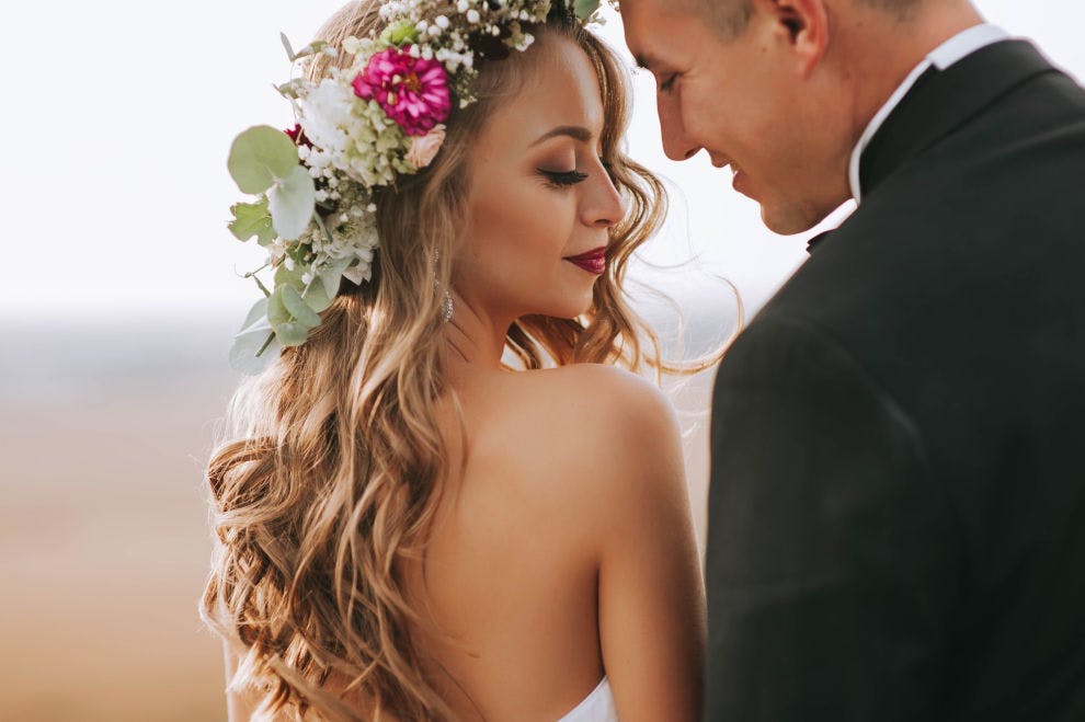 Bride and groom
