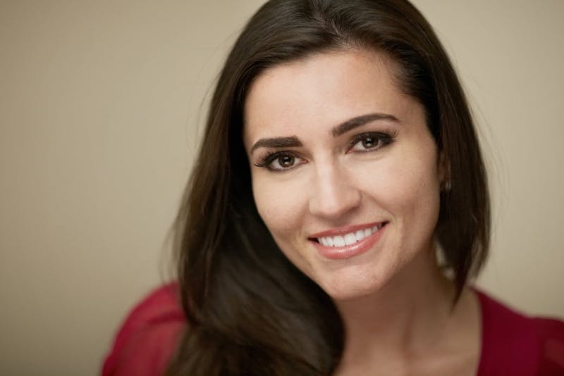 Woman smiling