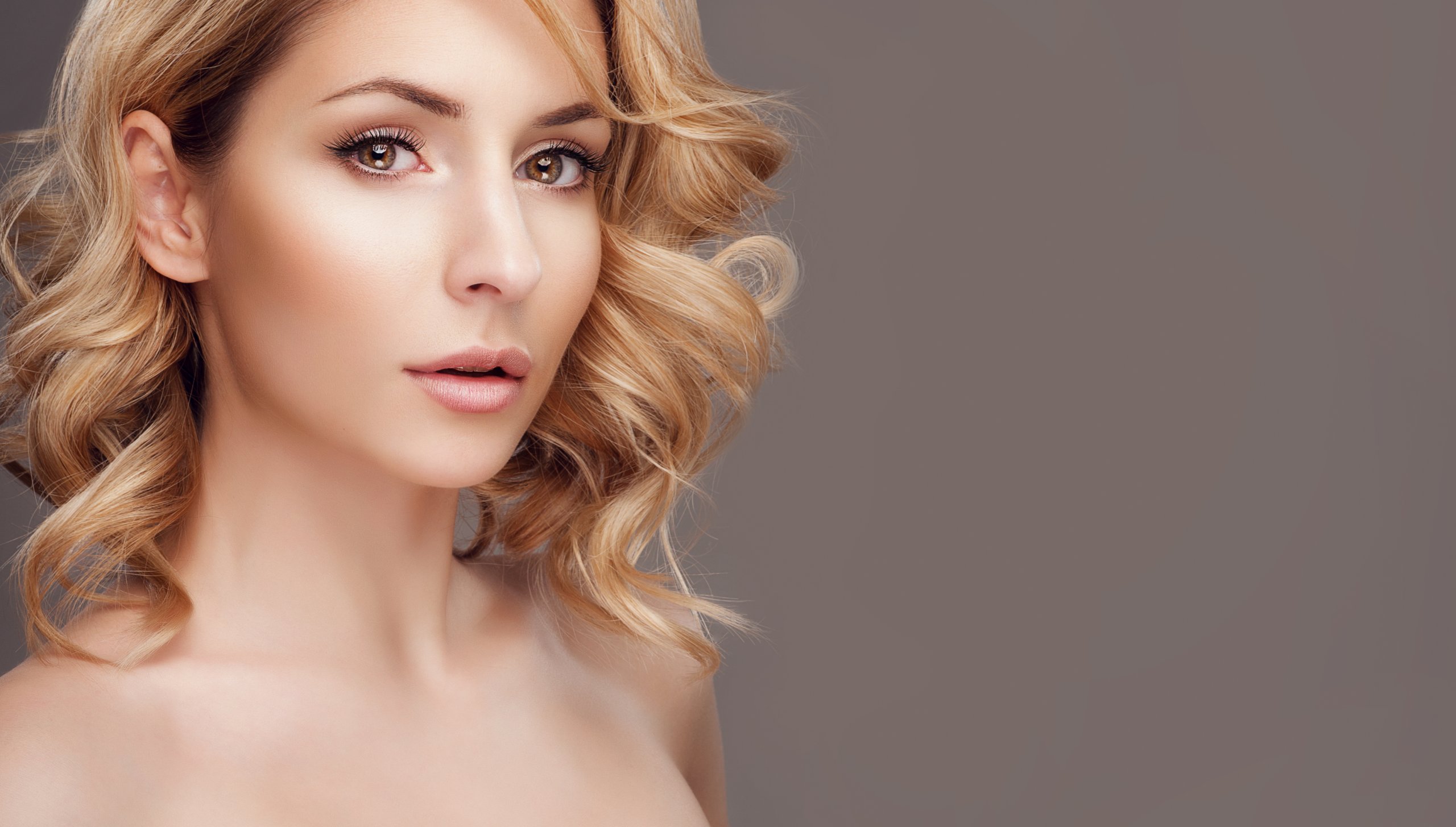 Woman with blonde hair