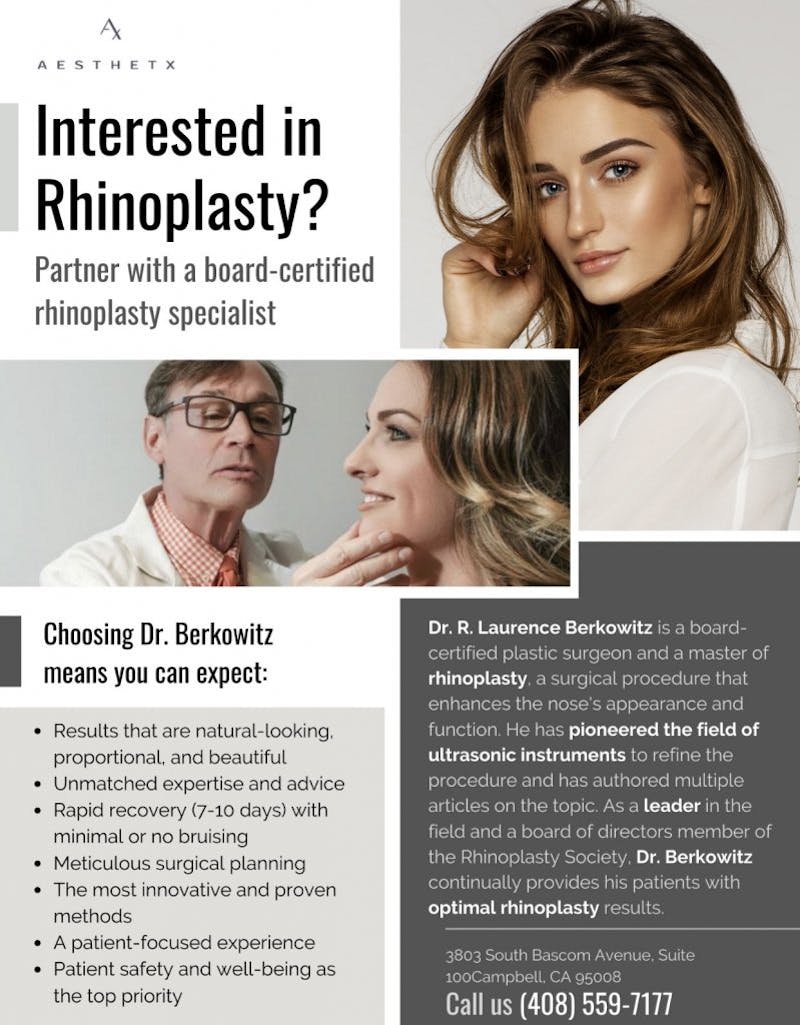 Ad for rhinoplasty