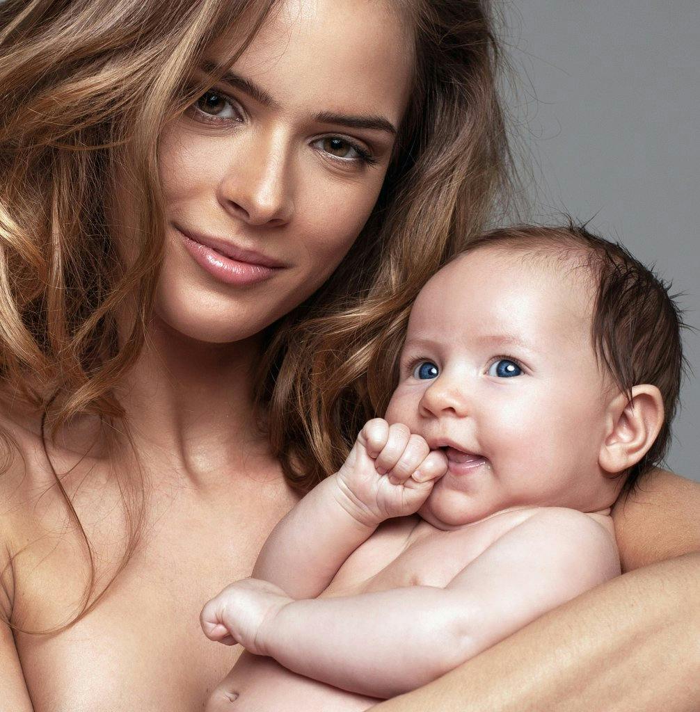 Woman with baby