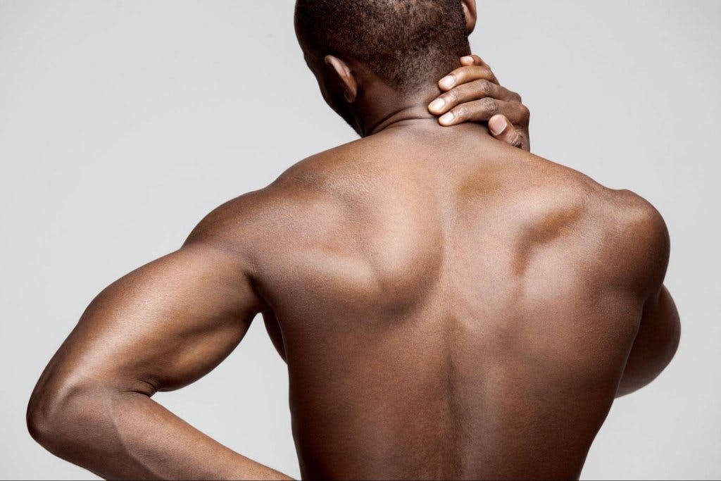 Man's back