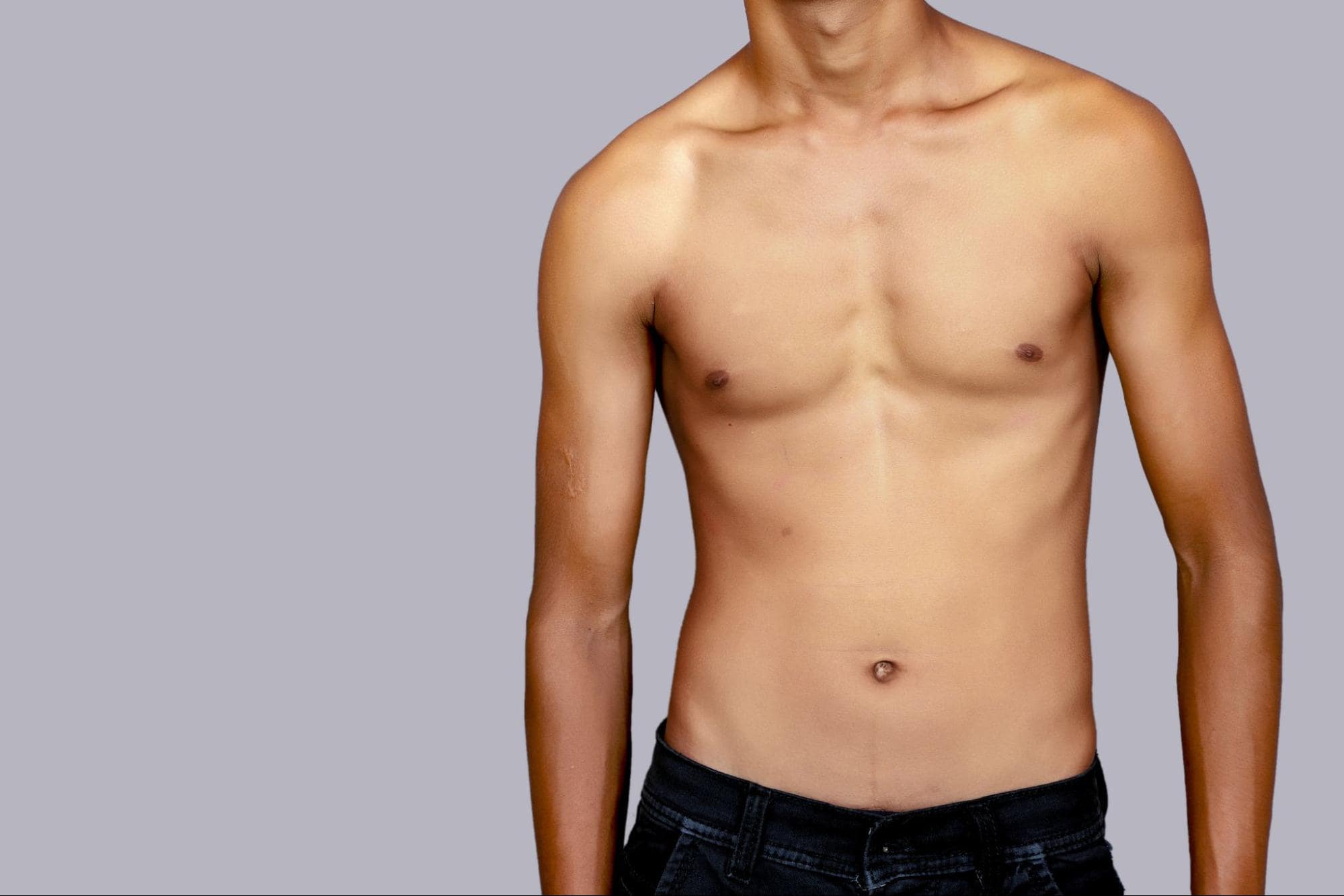 Man's stomach