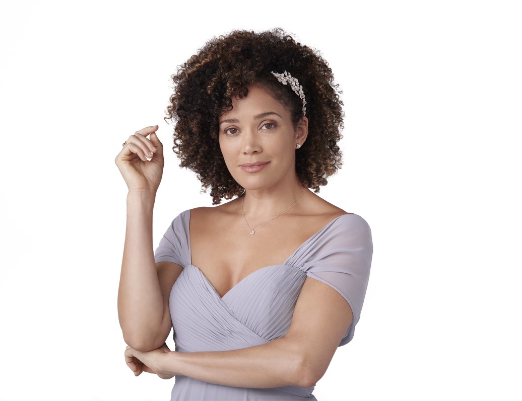 Woman with a headband