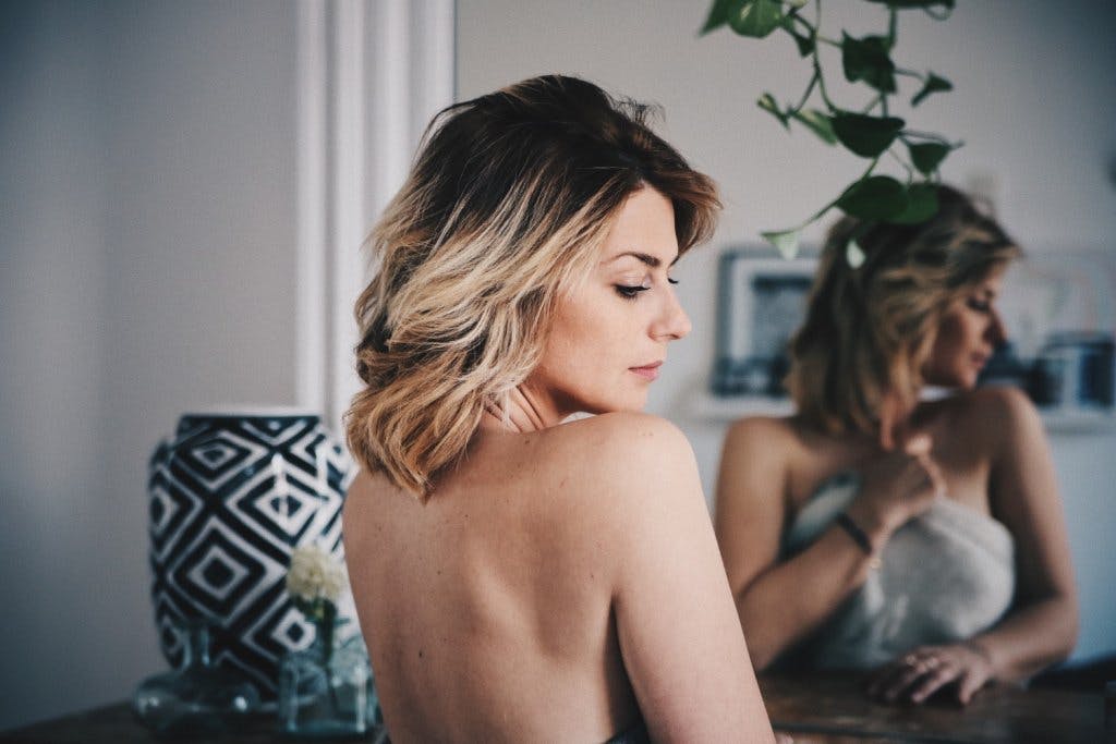 Woman's back