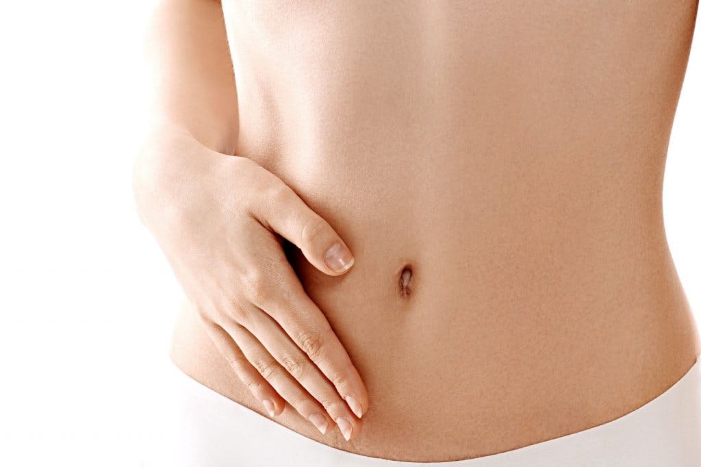 Woman's stomach
